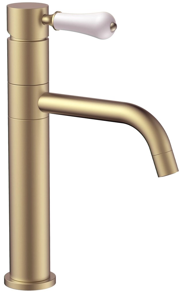 Baterie pentru baie Rea Serra Brush Gold low