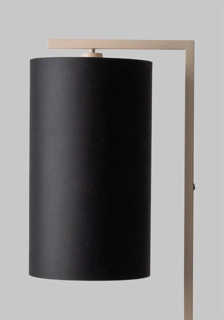 Lampa de podea Boston metal sand abajur negru