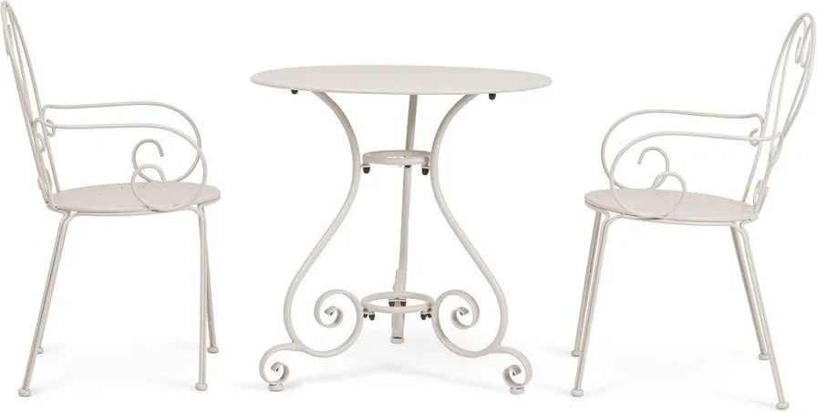 Măsuță de grădină rotundă din oțel ø 70 cm Etienne – Bizzotto