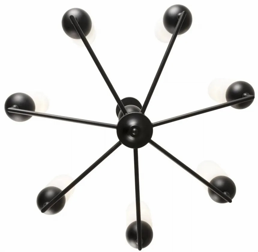 Candelabru modern cu 7 brate Nova Black