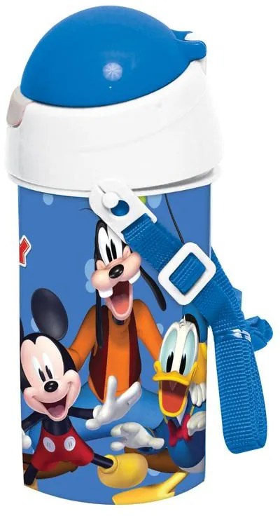 Disney Mickey Blue sticlă, sticlă sport 500 ml