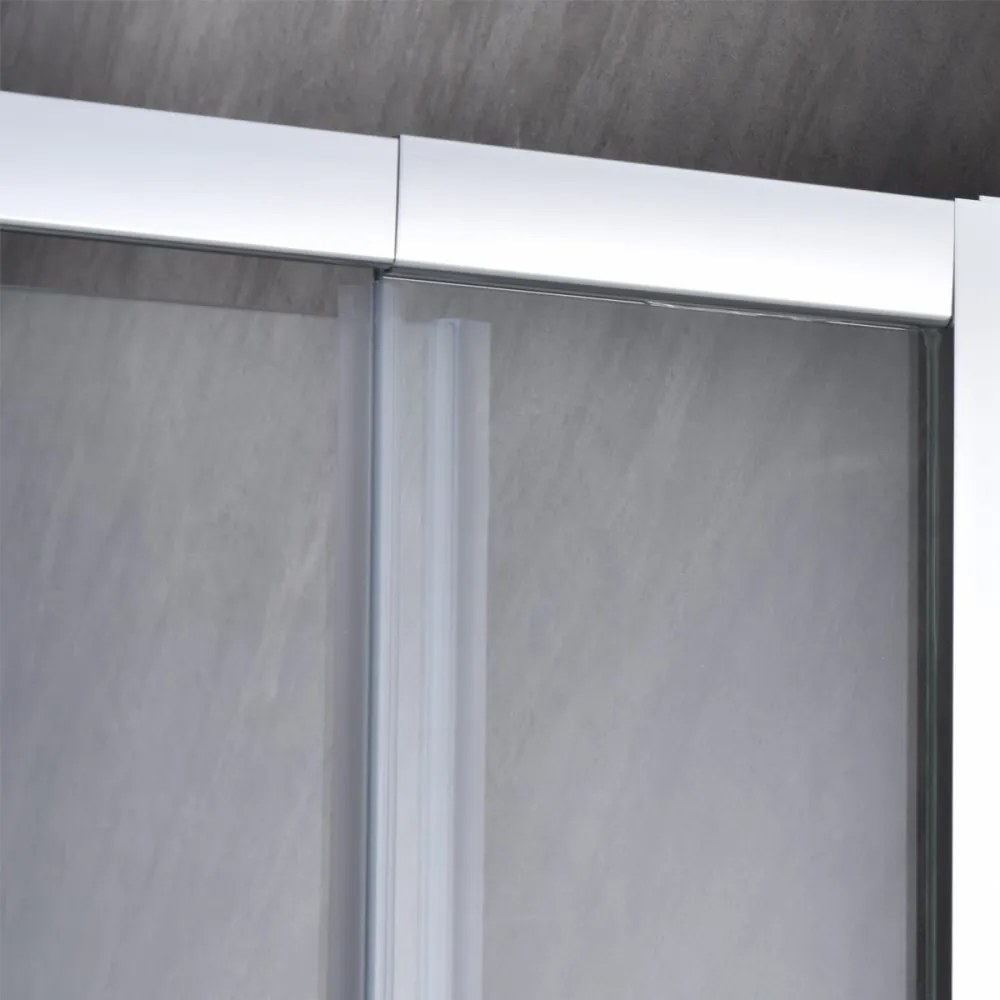 Ușă de duș reglabilă flexibilă 96-111x185 cm