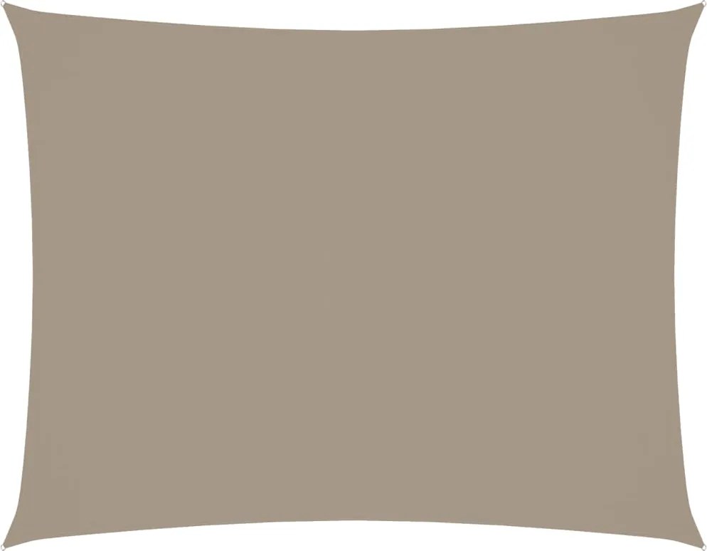 vidaXL Parasolar, gri taupe, 3x4 m, țesătură oxford, dreptunghiular