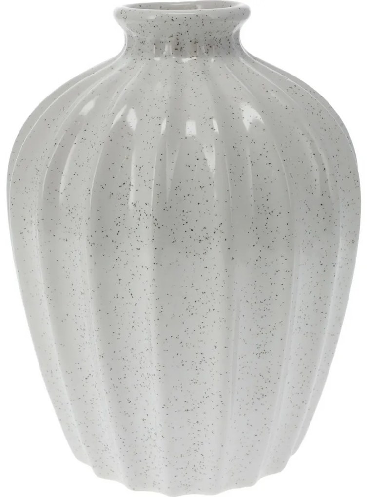 Vază din porțelan Sevila, 14,5 x 20 cm, alb
