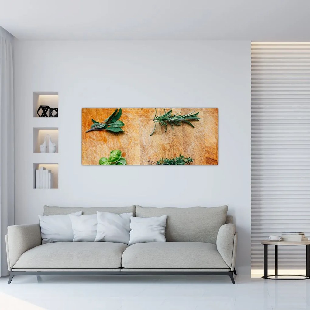 Tablou - Ierburi (120x50 cm)