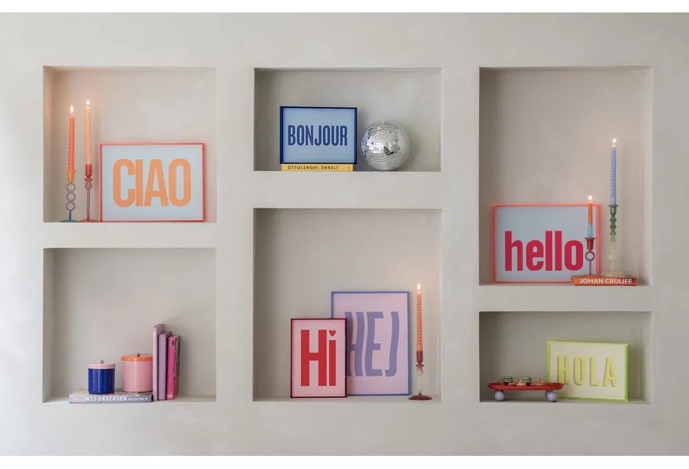 Sfeșnic din sticlă Duo Colores – PT LIVING