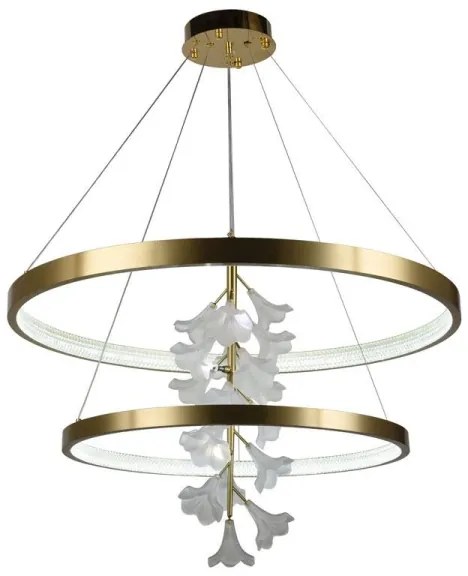 Lustră LED dimabilă pe cablu LED/100W/230V 3000-6500K + telecomandă