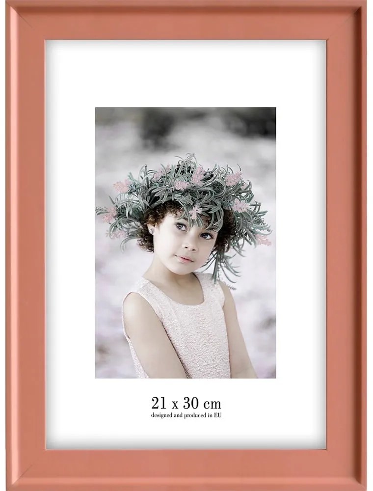 Ramă foto de perete Styler Malaga, 28 x 37 cm, portocaliu