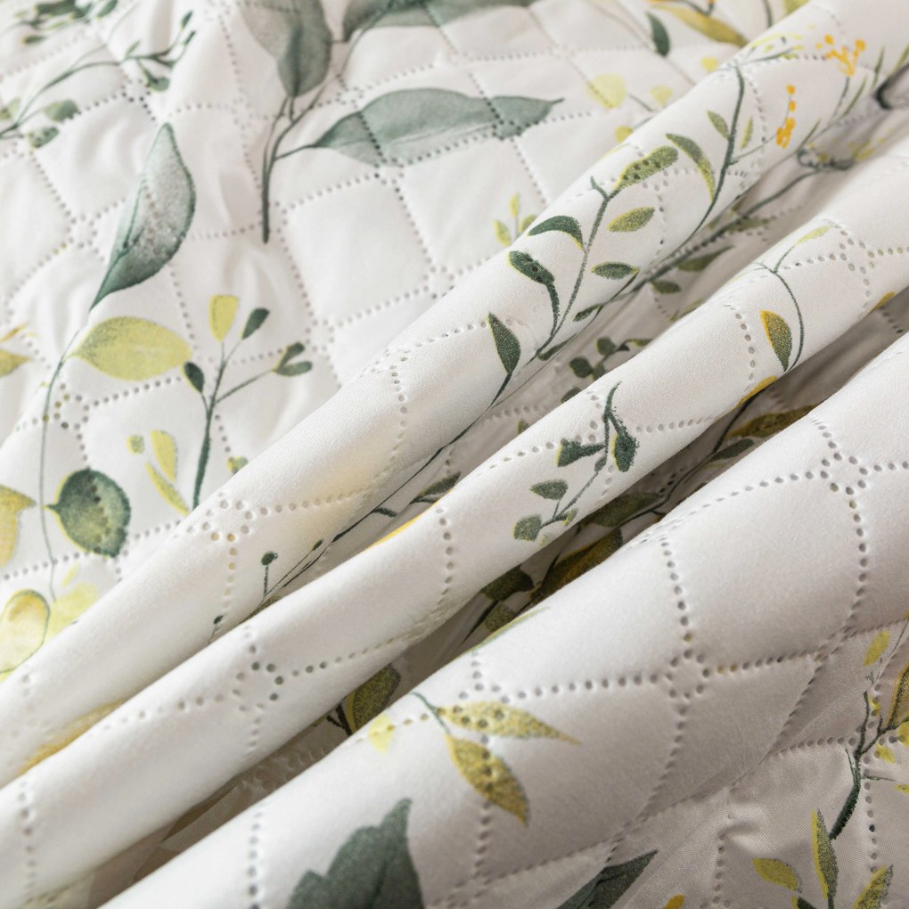 Cuvertura de pat CITRUS GARDEN, alb Dimensiune: 170 x 210 cm