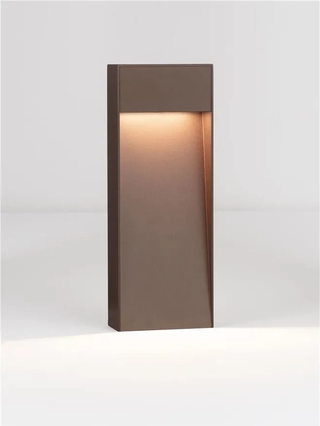 Stalp LED iluminat exterior IP65 MOLAT Corten H-35cm