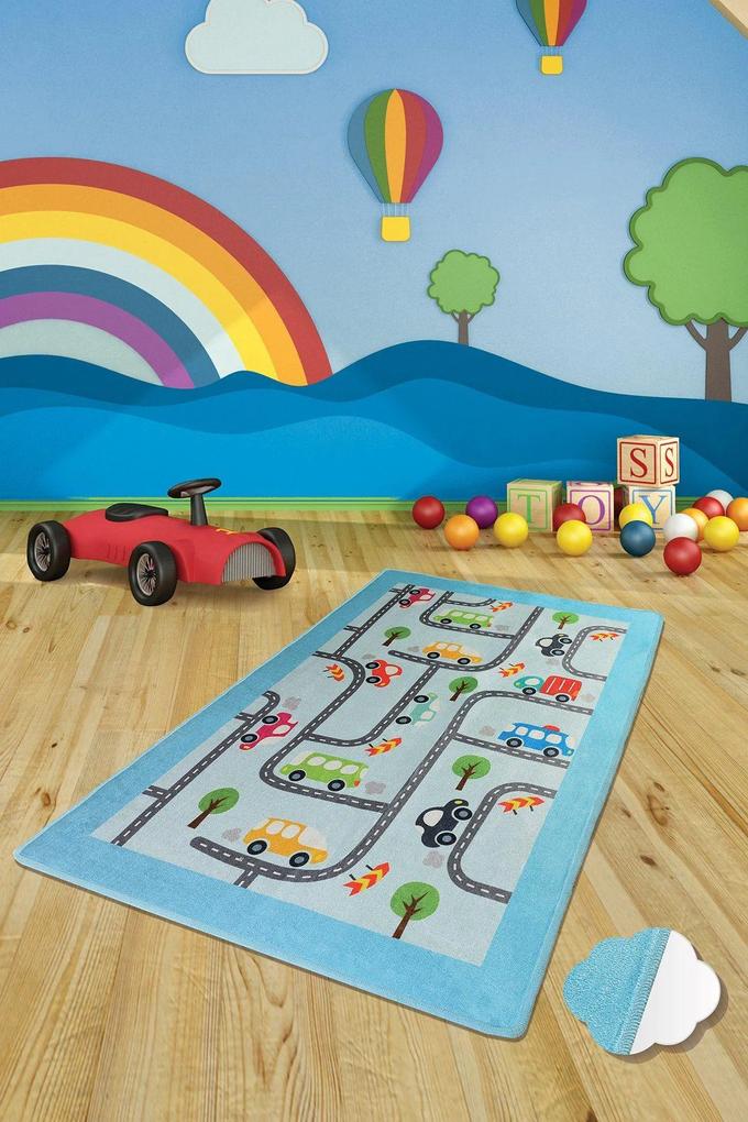 Covor pentru copii Baby Cars - 140 x 190 cm