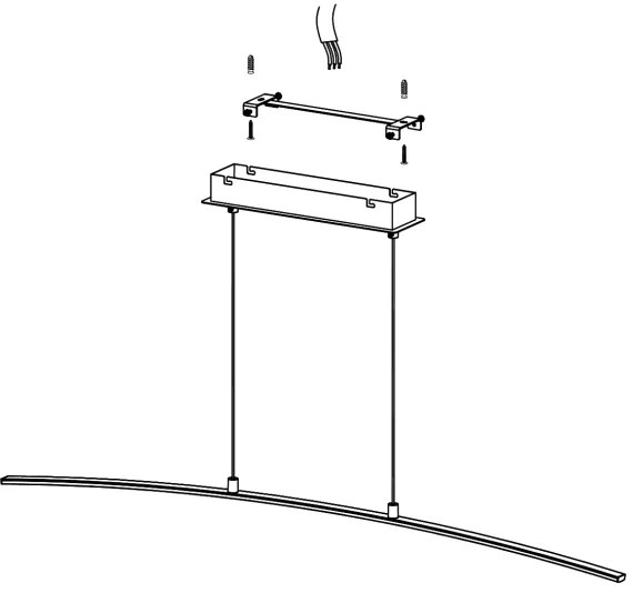 Eglo 32048 - LED Lustra LASANA LED/14W/230V