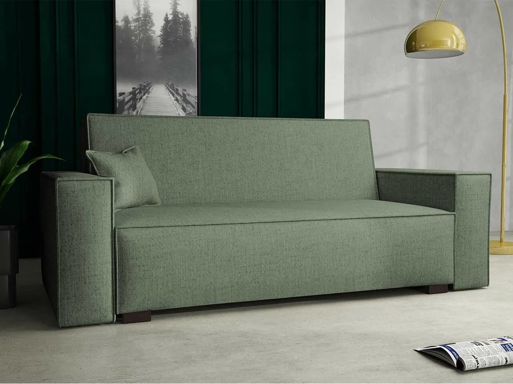 Canapea extensibilă Columbus 197Cutie de pat, 88x192x102cm, 79 kg, Picioare: Lemn