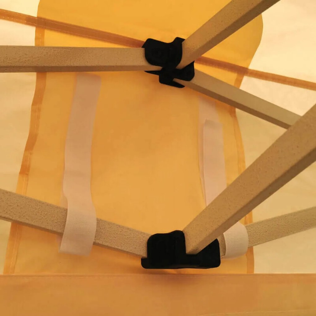 Cort de Vânzare 2 x 3 m SUPER Oțel | Montaj în 2 minute - cu 3 pereți - Bej