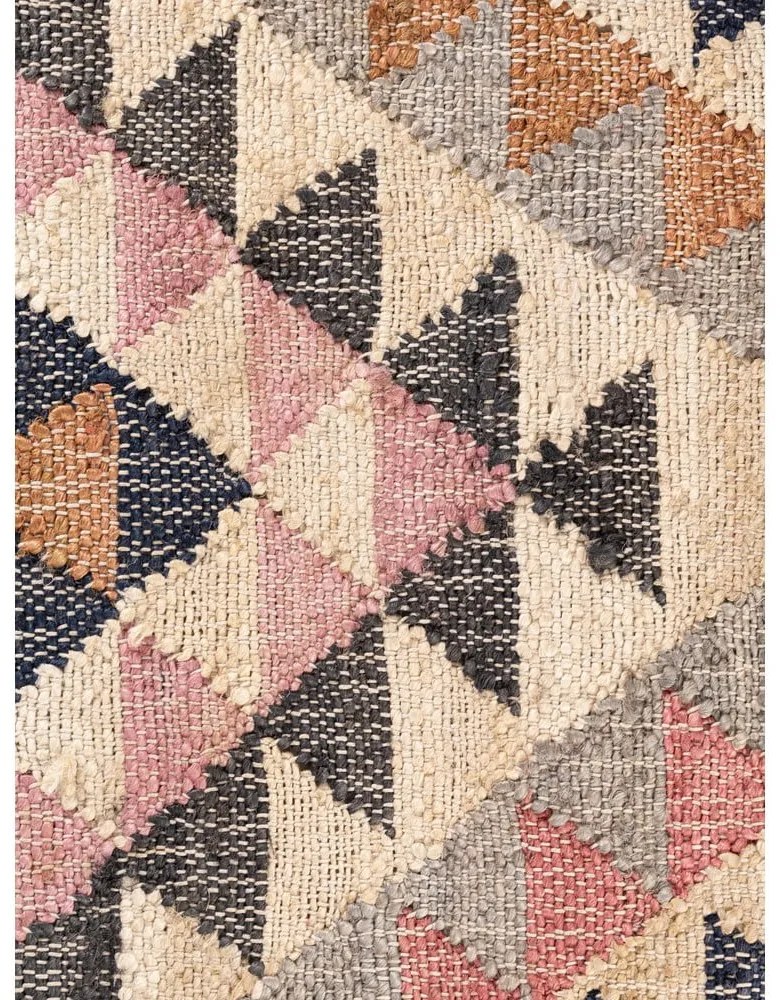 Covor tip traversă gri țesut manual din iută 80x200 cm Roya Parsa – Elle Decoration