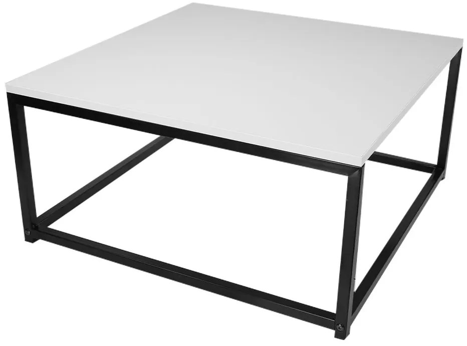 Set 2 buc măsuțe cafea Hustler Typ 1 (alb mat + negru). 1075386