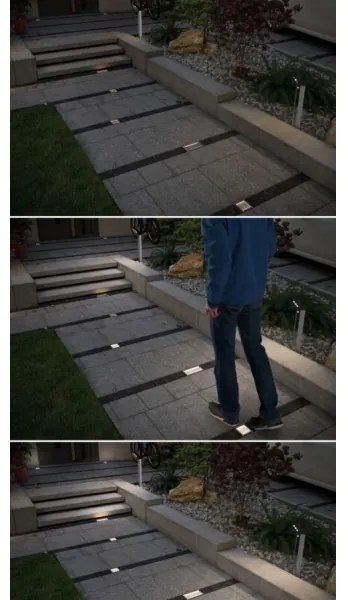 Corp de iluminat solar cu senzor pentru căi de acces LED/0,7W IP67 ARON 3,7V Paulmann 94238