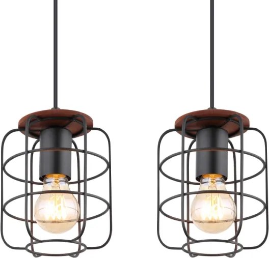 Globo 54037-4H - Lustră WILLA pe cablu, 4xE27/40W/230V