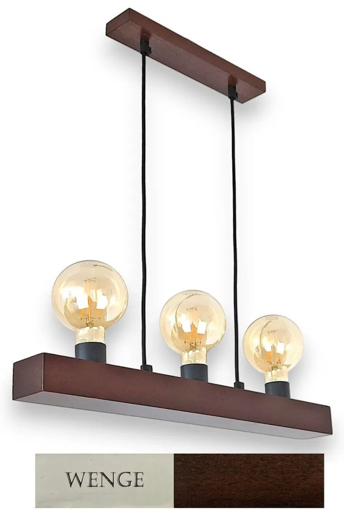 Lustra rustica fabricata manual din lemn ARCOS 3L