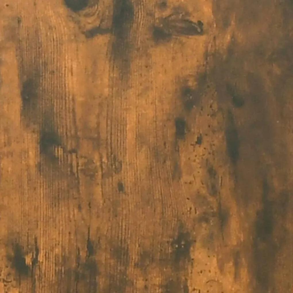Dulap chiuveta bazin incorporat stejar fumuriu lemn prelucrat Stejar afumat, 41 x 38.5 x 45 cm, fara oglinda