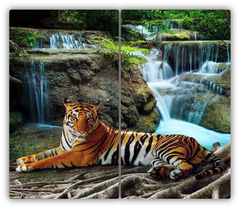 Tocator din sticla Tiger cascadă