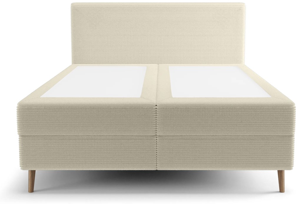 Pat de o persoană 120 cm Napoli Bonell (crem) (cu somieră, cu sp. depozitare). 1082438
