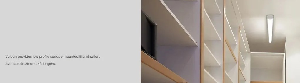 Plafoniera LED mobila/ perete/tavan Vulcan 4ft
