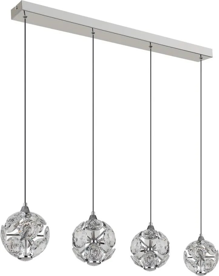 Globo 16047-4HC - Lustru LED pe cablu VIRINA LED/32W/230V