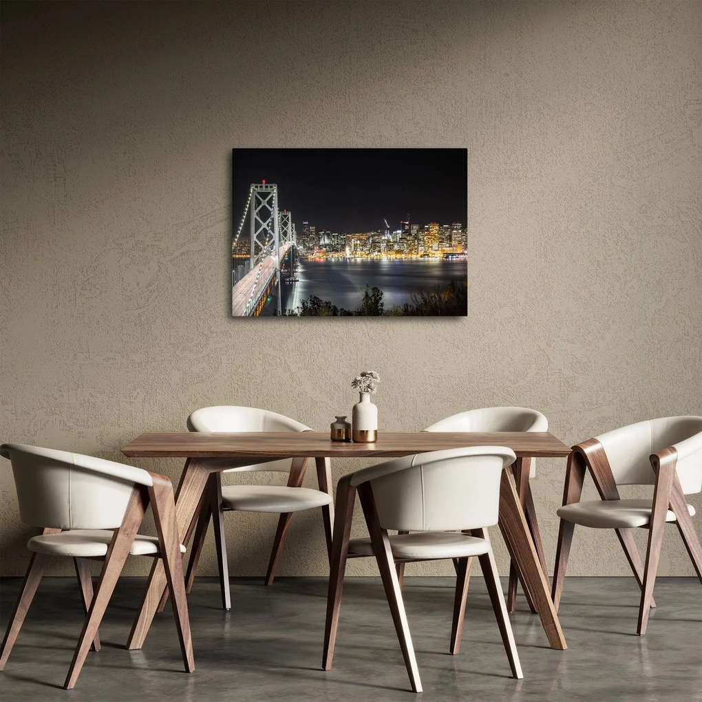 Tablou cu podul Brooklin și New York (70x50 cm)