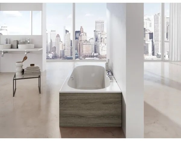 Ravak C921300000 - Cadă CITY SLIM 180x80 cm acrilică/albă