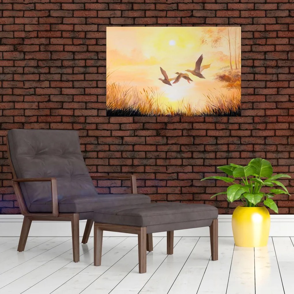 Tablou - Macarale la apus de soare (90x60 cm)