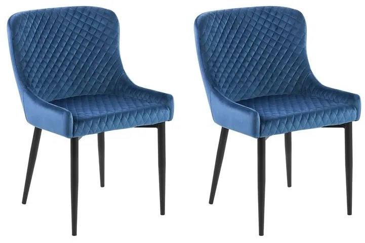 Zondo Set 2 buc. scaune pentru sufragerie Soho (albastru). Promo -22%. 1010074