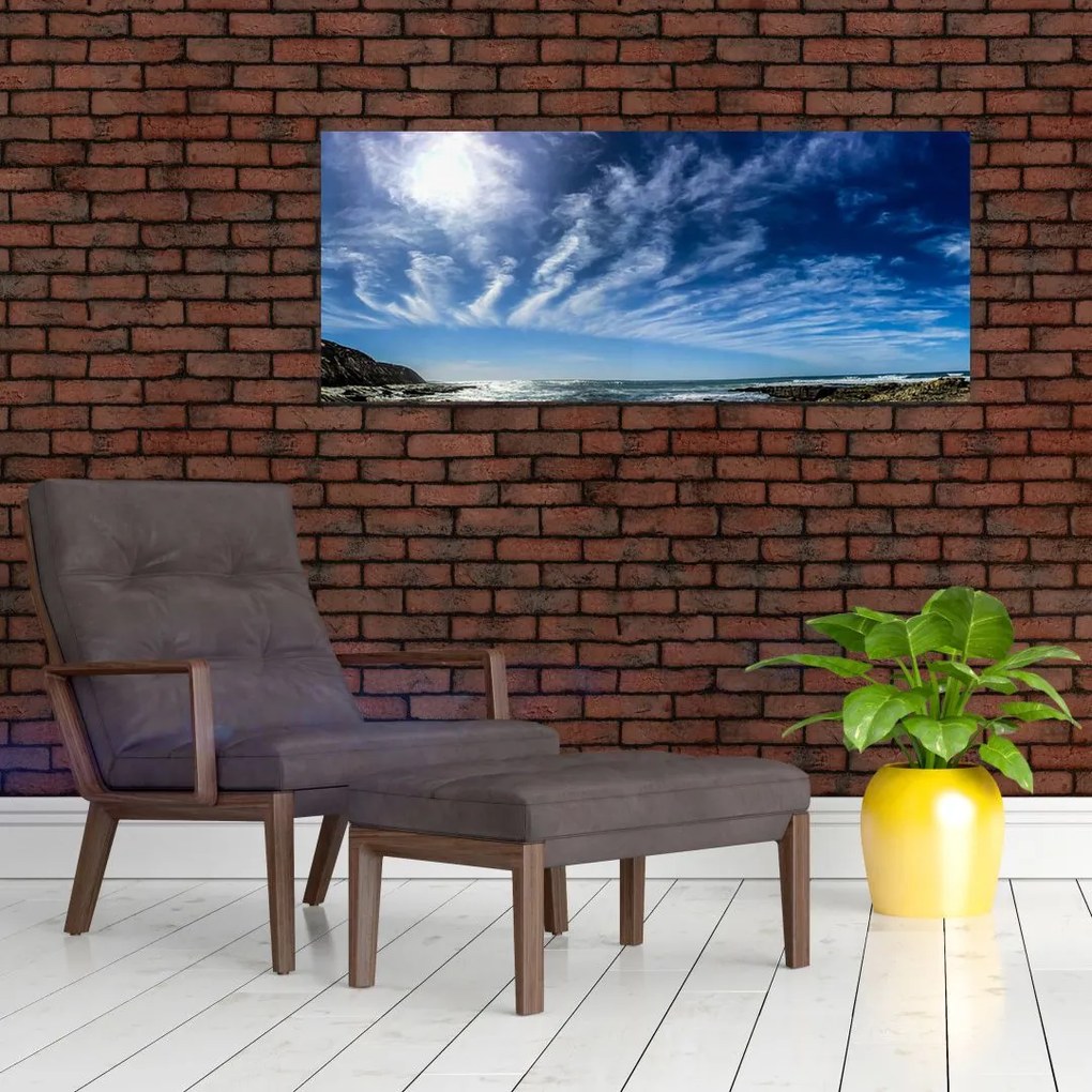 Tablou cu cerul și nori (120x50 cm)