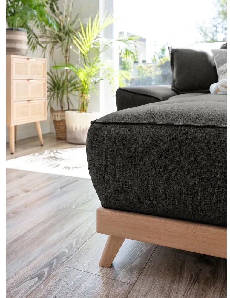 Colțar variabil extensibil Miuform Dazzling Daisy, gri închis