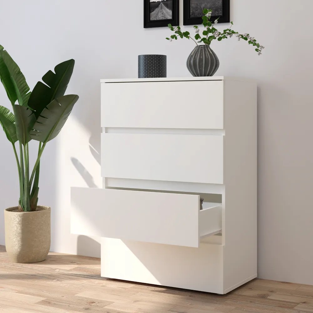 Comoda PARMAD, albă