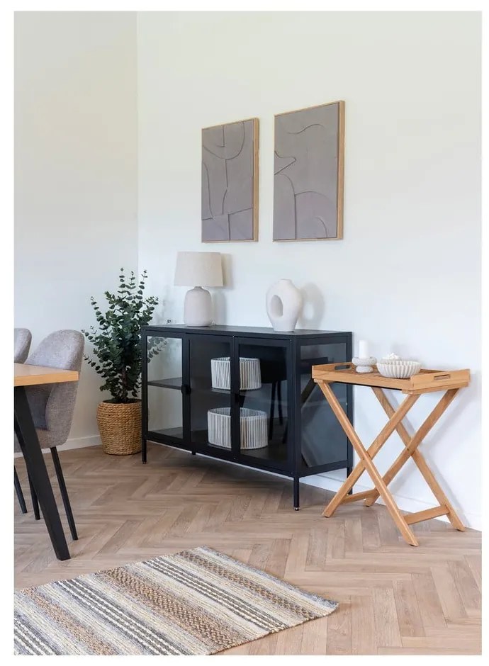 Veioză crem cu abajur textil (înălțime 47 cm) Croft – House Nordic