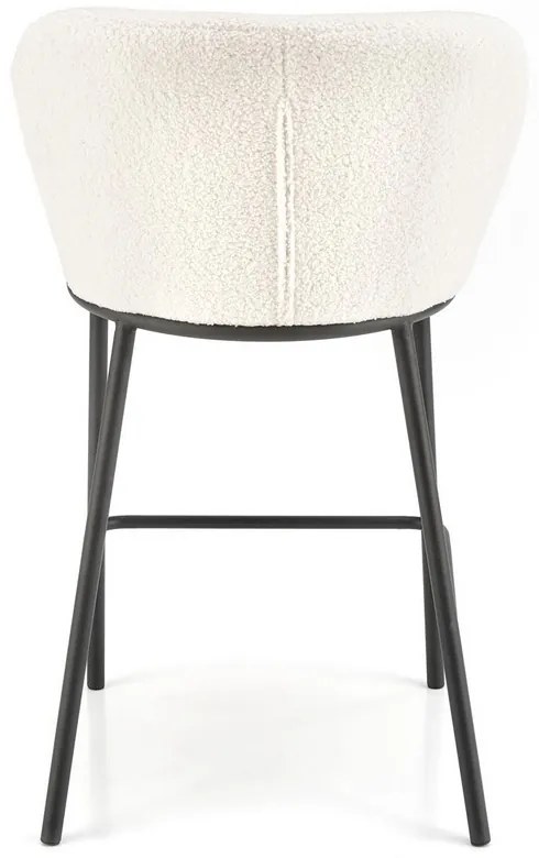 Scaun de bar Bergman, crem