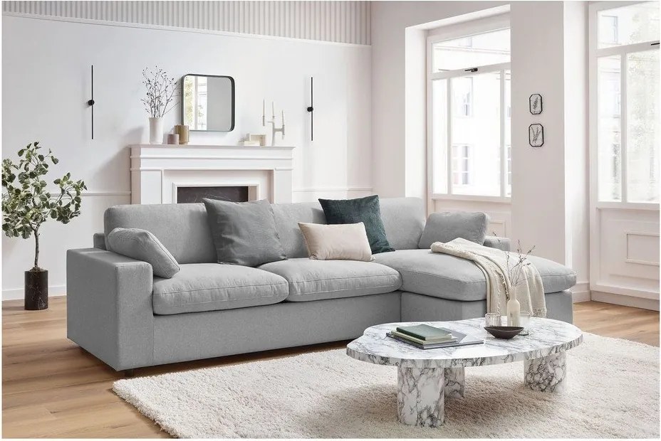 Colțar gri deschis Belair – Bobochic Paris