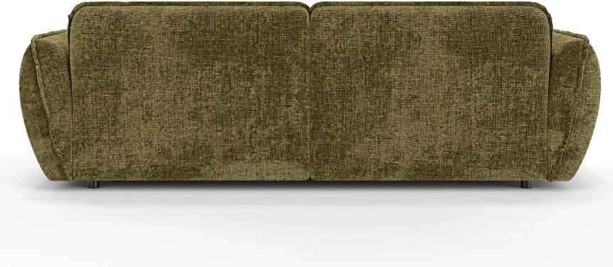 Colțar verde cu tapițerie din chenille (cu colț pe partea dreaptă/cu șezlong) Nelia – Ropez