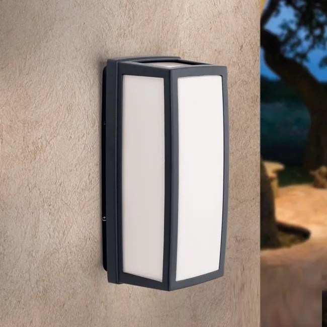 Aplica perete LED de exterior moderna IP54 Bob antracit