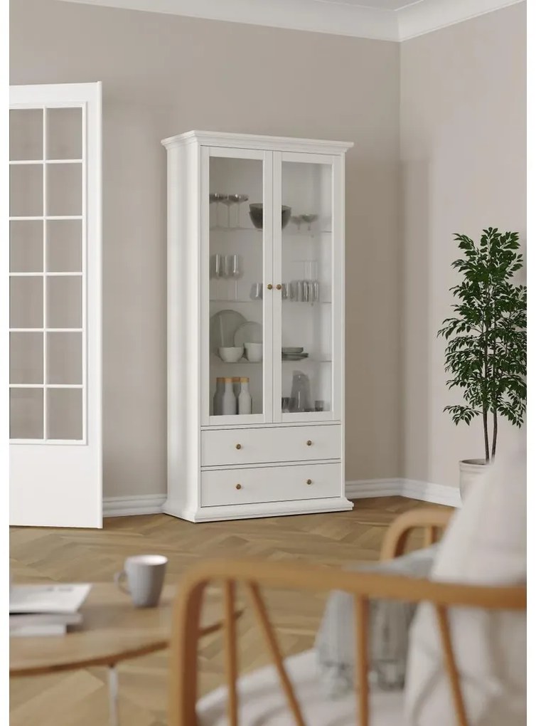 Vitrină Provence, alb