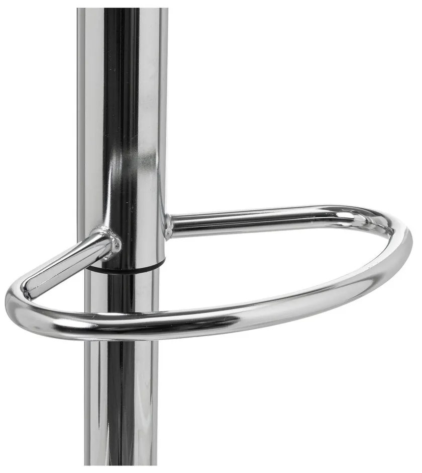 Scaune de bar albe cu înălțime ajustabilă 2 buc. din imitație de piele (înălțime șezut 56,5 cm) – Casa Selección