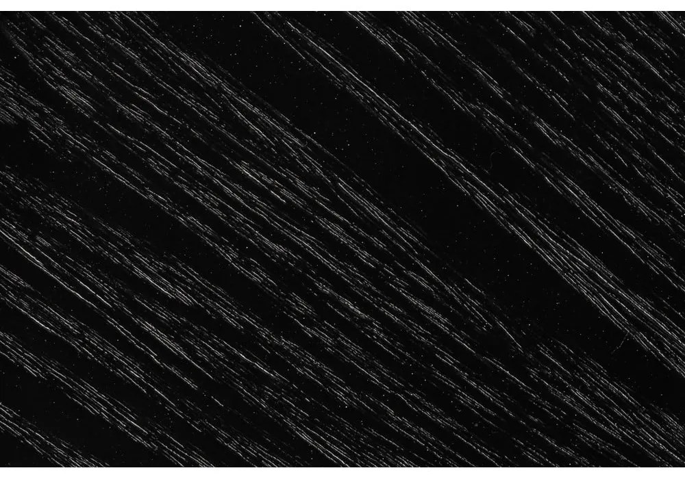 Măsuță de cafea neagră/în culoare naturală rotundă ø 80 cm Makoto – White Label