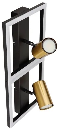 Spot LED MARRIE 2xGU10/5W/230V + LED/22W/230V Globo 57032-2