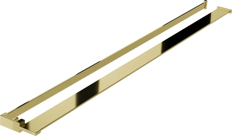 Mexen raft pentru perete de duș cu reling pentru prosoape, auriu - 800-02-50