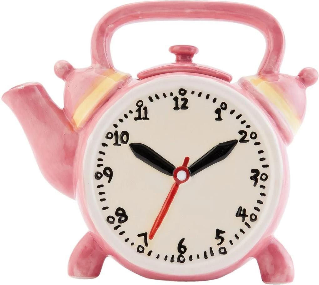 Ceainic ceramica Pink Clock