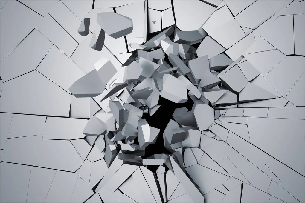 Tablou abstracție 3D (90x60 cm)