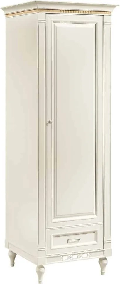 Dulap lemn masiv crem Provence -Natur, 73 × 64 × 210 cm