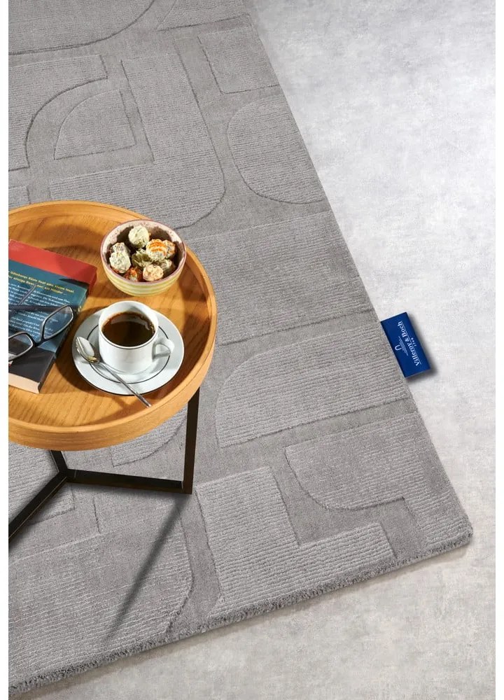 Covor gri țesut manual din lână 120x170 cm Alexis – Villeroy&Boch