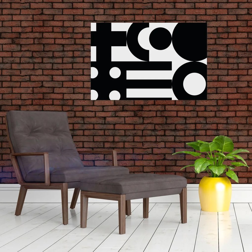 Tablou - Abstracție geometrică N⁰3 (90x60 cm)